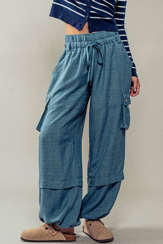 **Everywhere Linen Cargo Pants