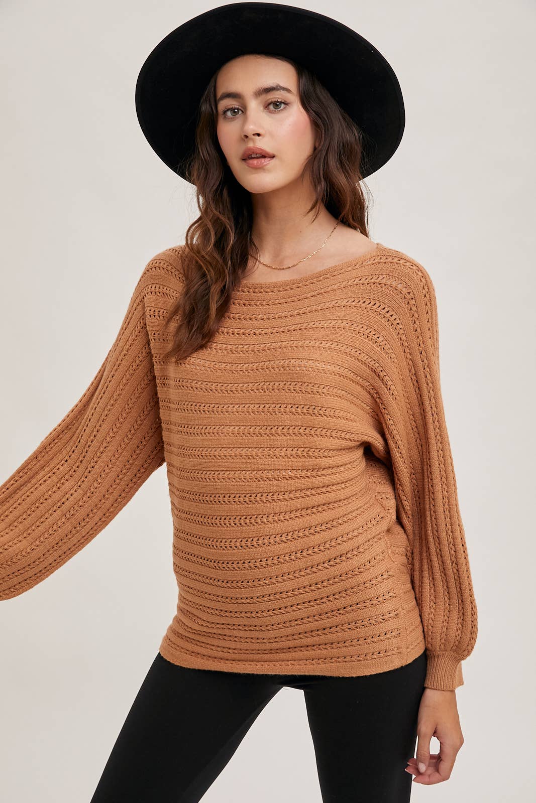 TEXTURED VERSATILE SWEATER PULLOVER