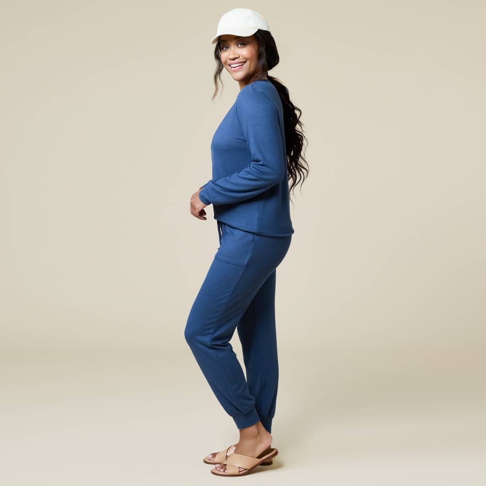 Women's Cloud Soft Dream Crew Neck Lounge Set - Oprah's Fave