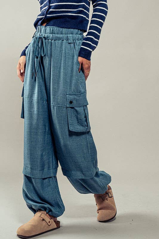 **Everywhere Linen Cargo Pants