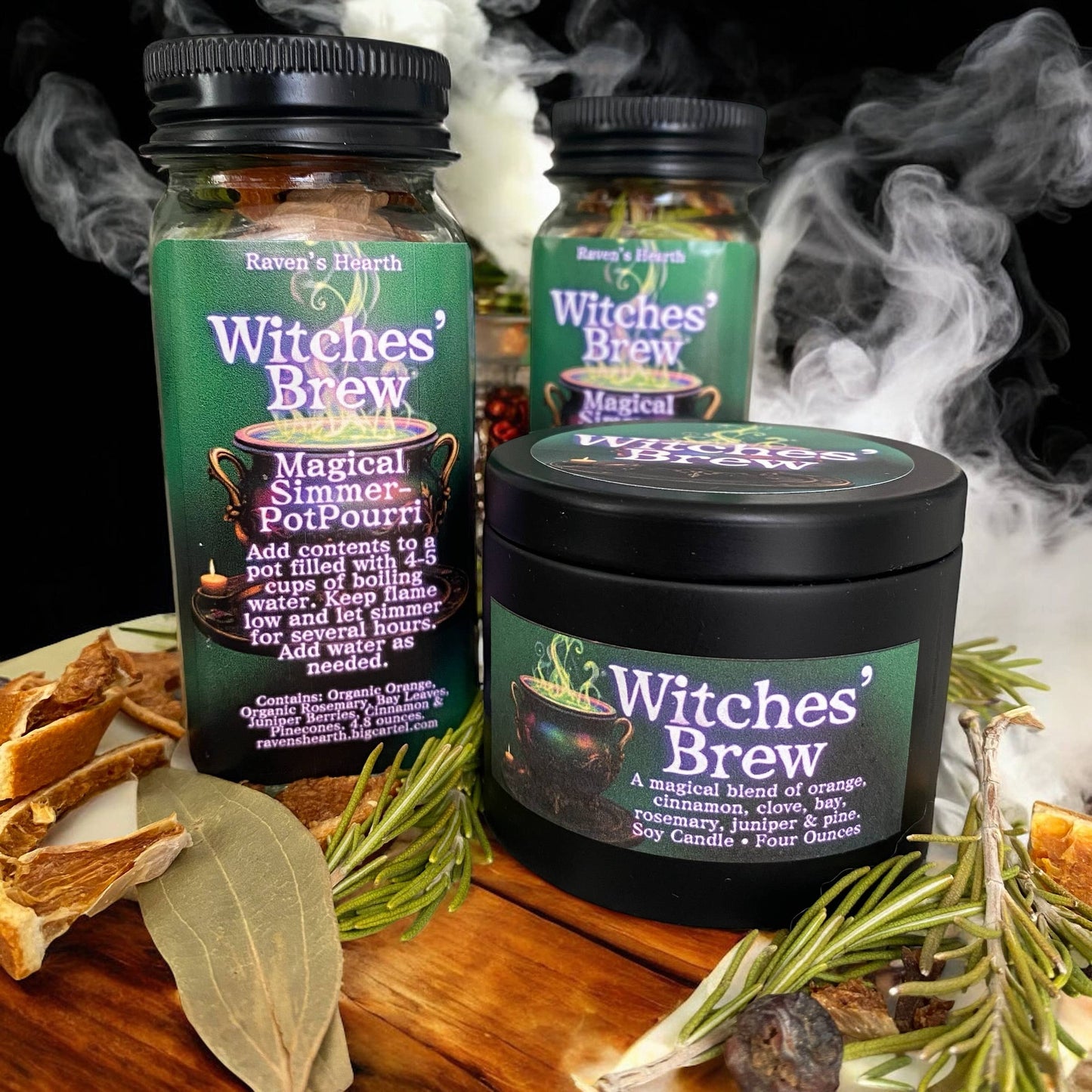 Witches’ Brew Candle | Cinnamon, Orange & Clove | Vegan