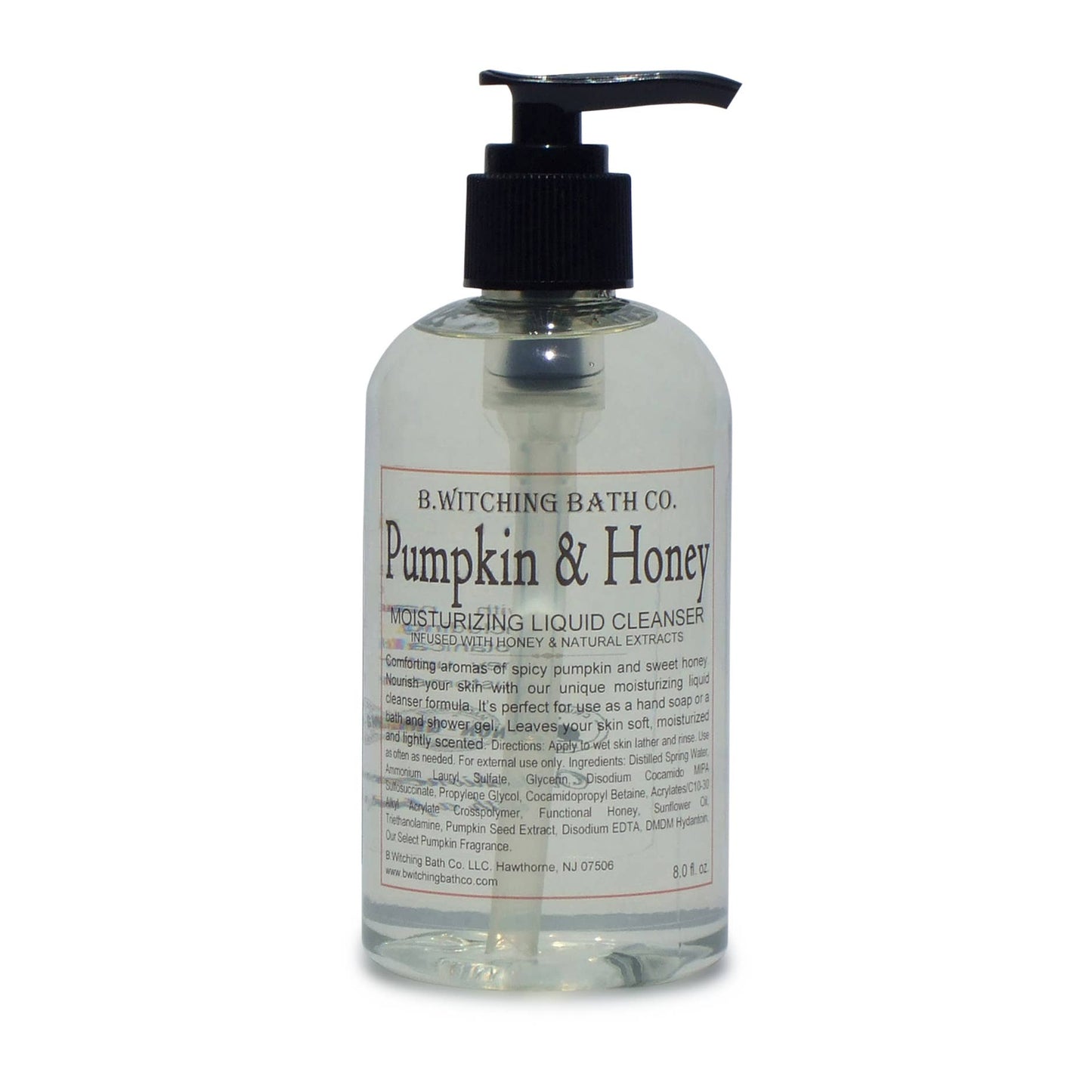 Pumpkin & Honey Moisturizing Liquid Cleansers 8oz