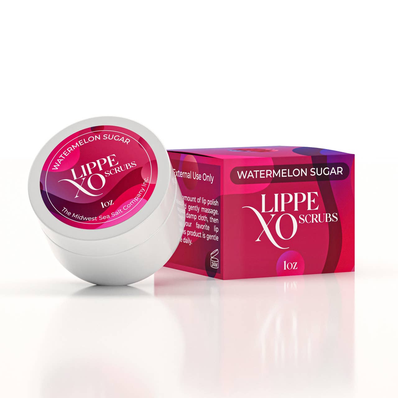 Watermelon Sugar Exfoliating Lip Scrub - Lippe XO