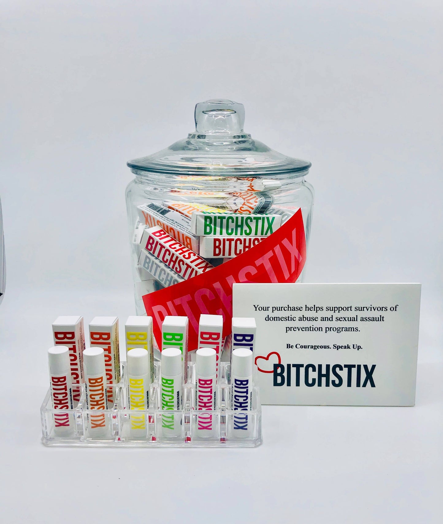 Acrylic Lip Balm Stand with 12 Slots