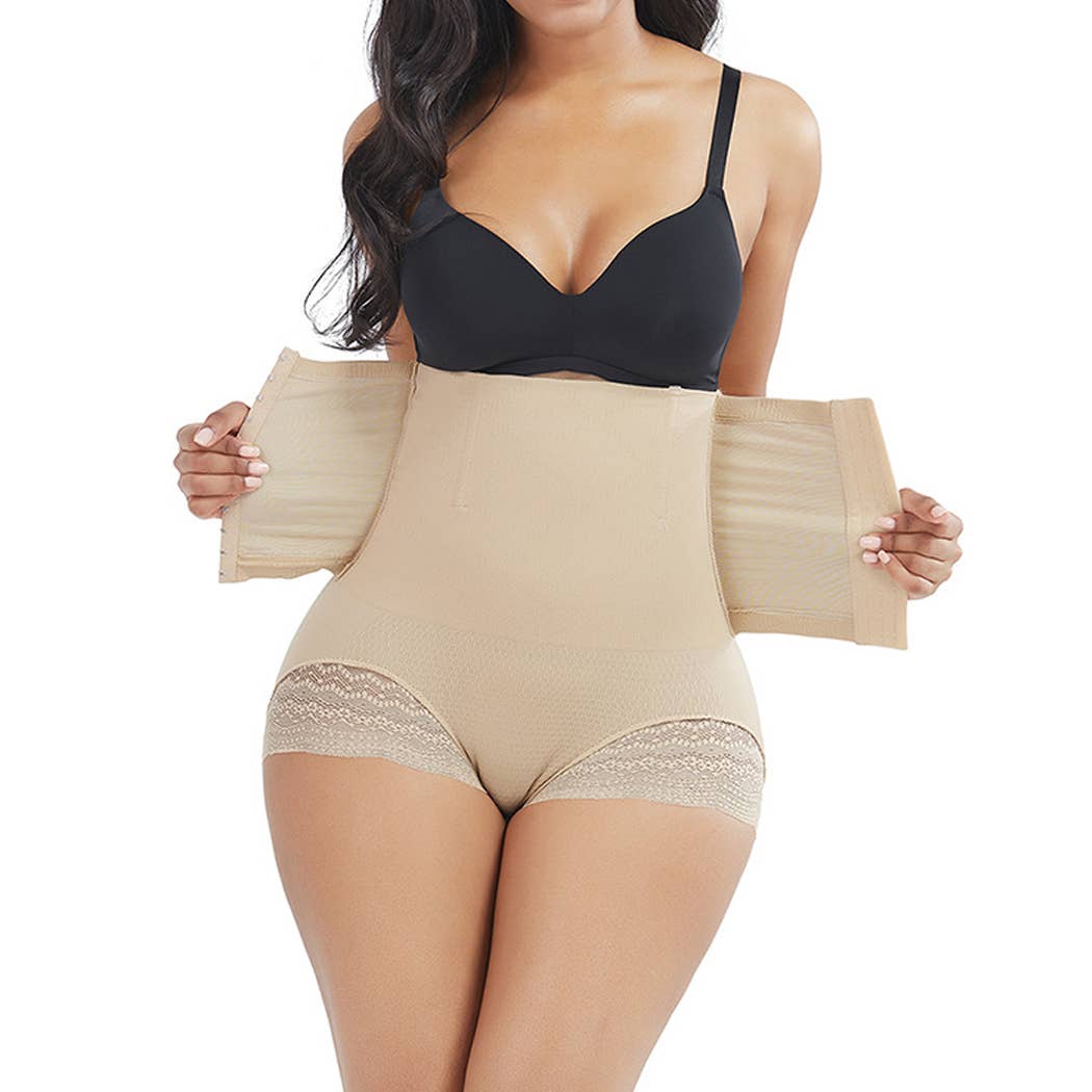 Slimming Belly Seamless Brief Panty For Weight Loss: Nude / M-L
