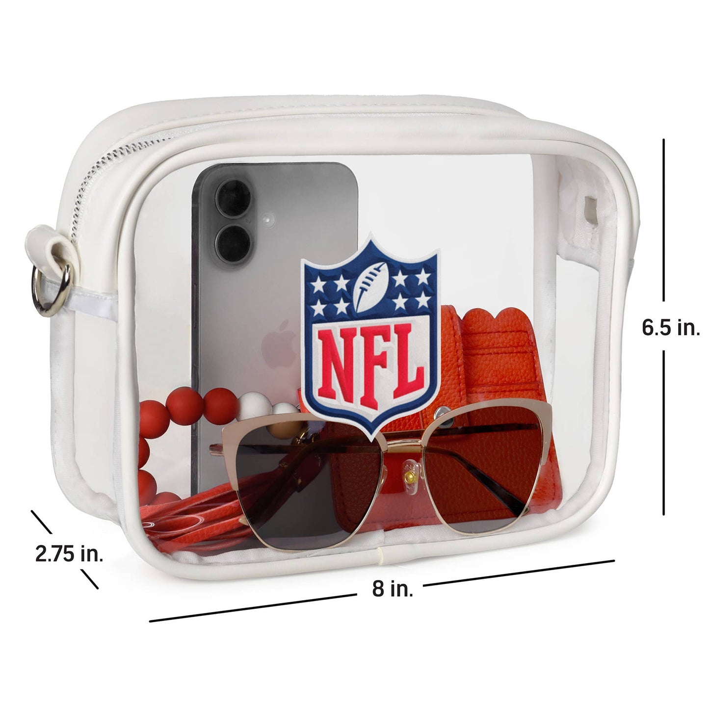 NFL Buffalo Bills Clear Fanny Fan Purse