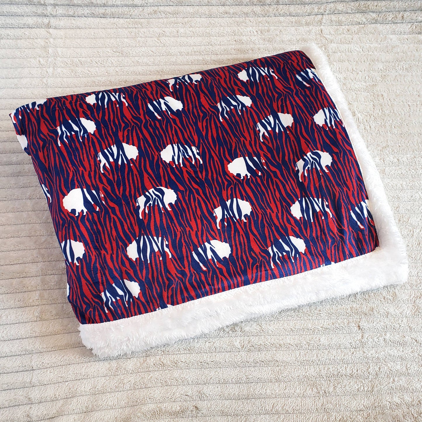 Zebra Buffalo Blanket