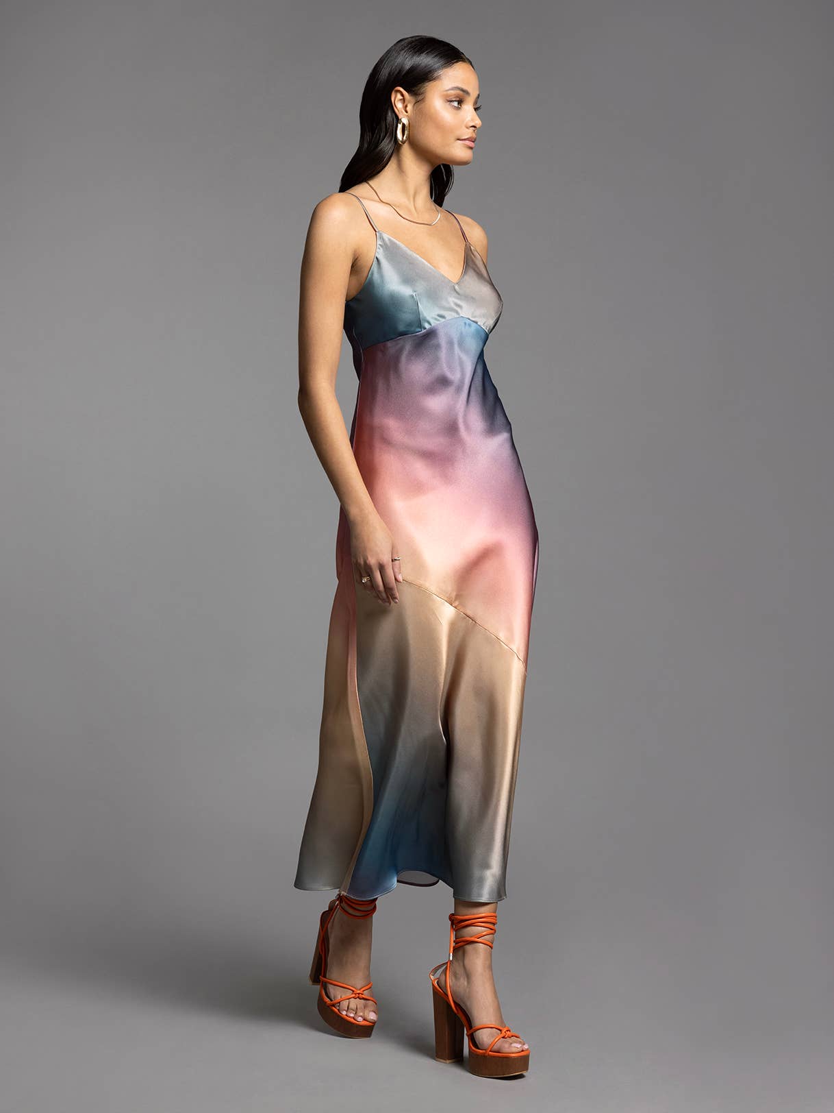 Satin Slip Dress - VIVIANA DRESS
