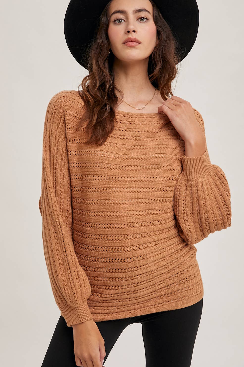TEXTURED VERSATILE SWEATER PULLOVER