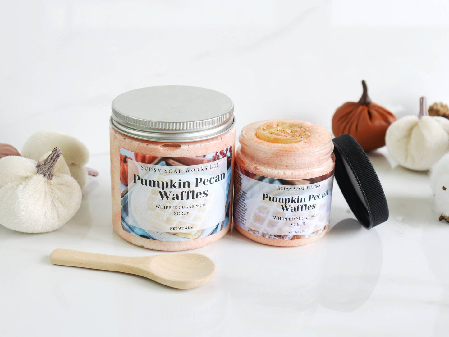 Pumpkin Pecan Waffles Whipped Sugar Scrub