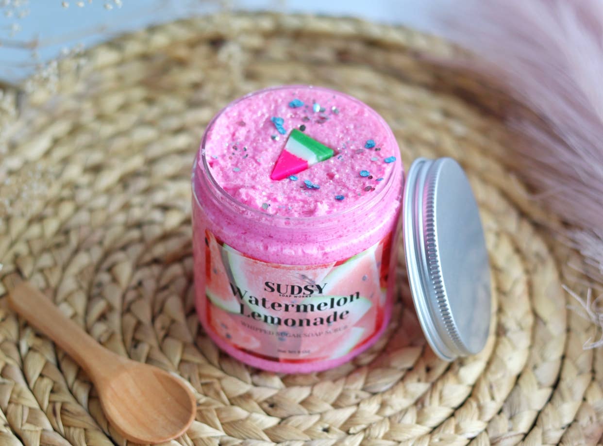 Watermelon Lemonade Whipped Sugar Scrub