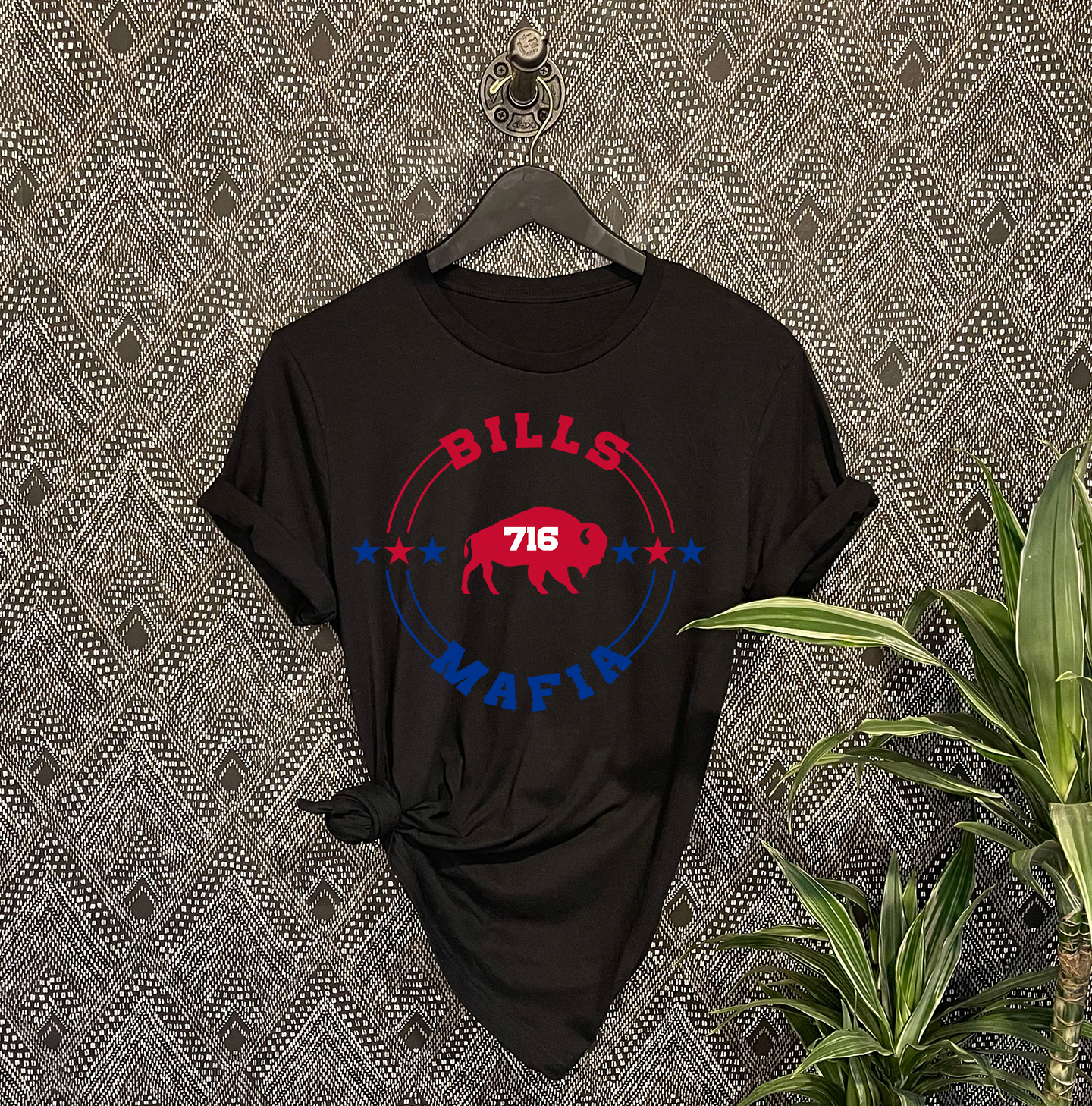 Bills Mafia 716 Unisex T-shirt - Buffalo: Athletic Heather / Medium