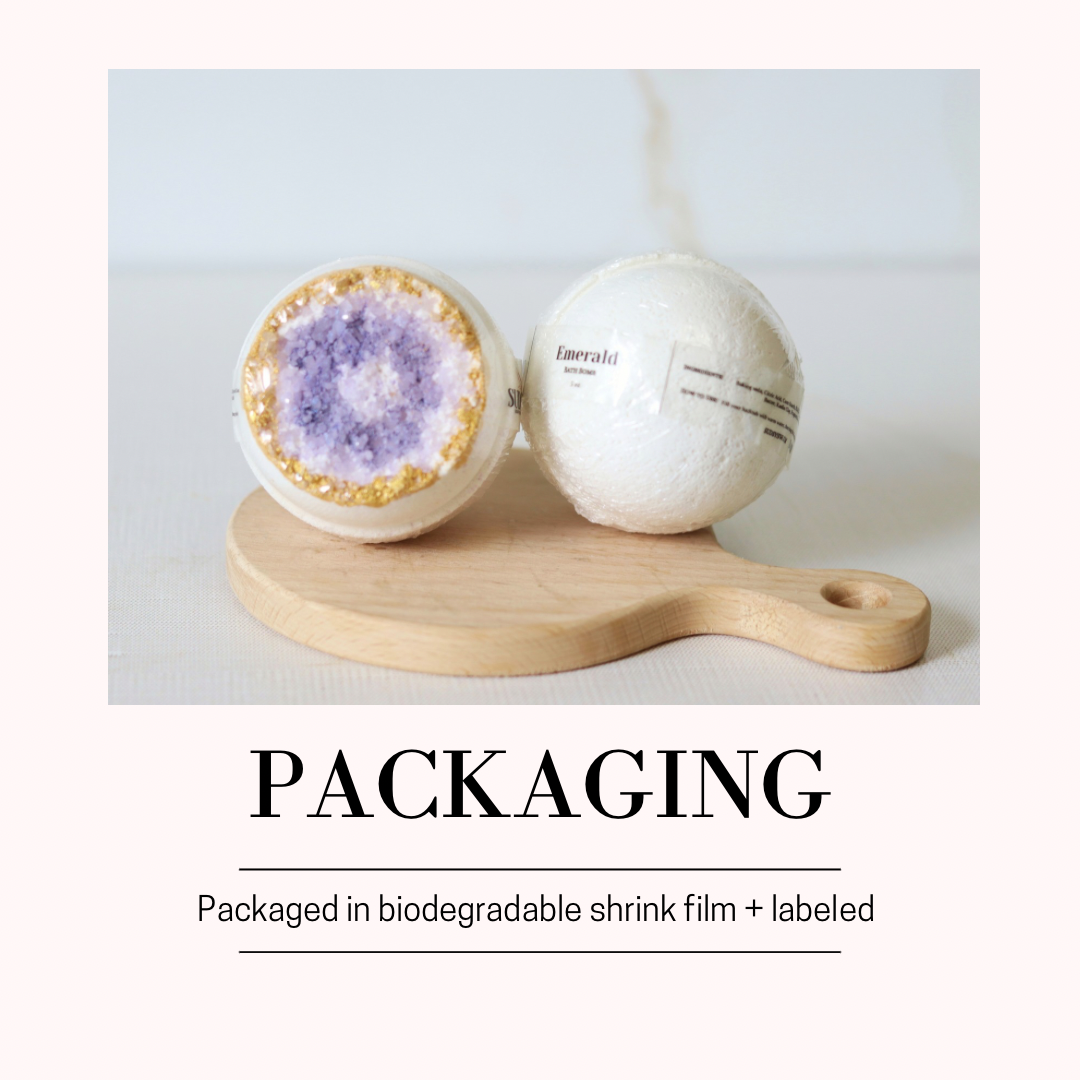 Rose Quartz Geode Bath Bomb