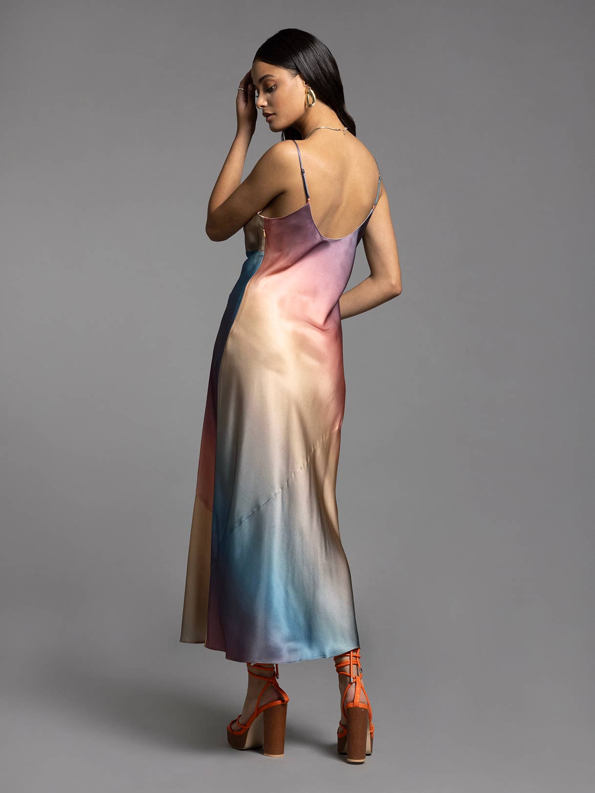 Satin Slip Dress - VIVIANA DRESS