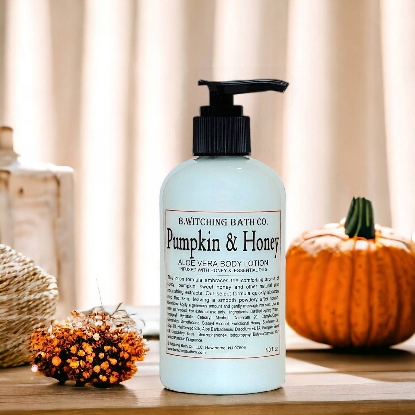 Pumpkin & Honey Aloe Vera Body Lotion 8oz.