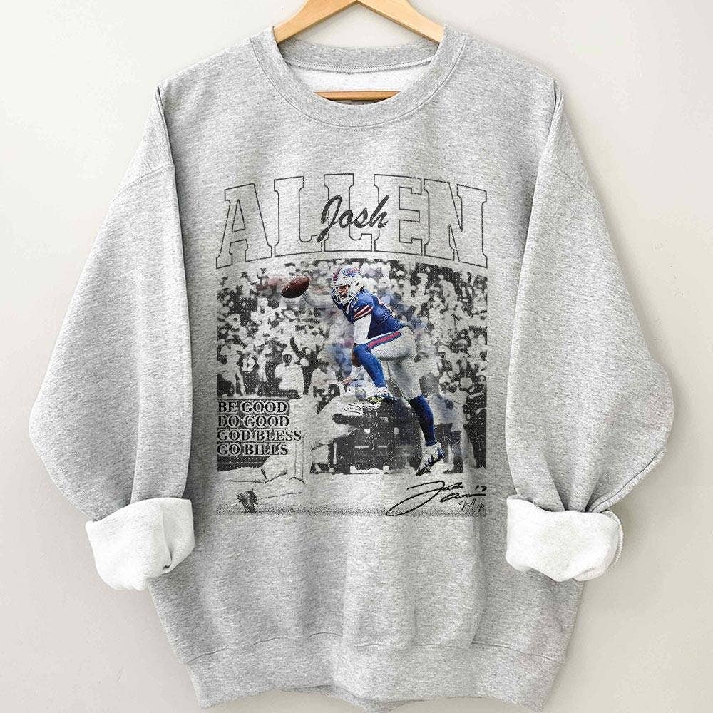 Vintage Josh Allen Buffalo Football Shirt