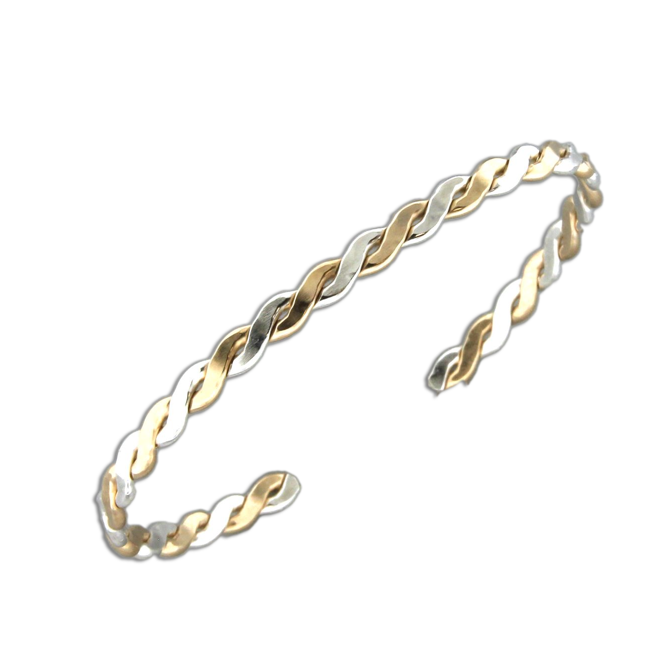 Flat Twist Cuff Bracelet