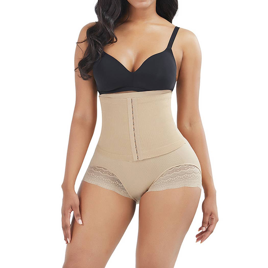 Slimming Belly Seamless Brief Panty For Weight Loss: Nude / M-L
