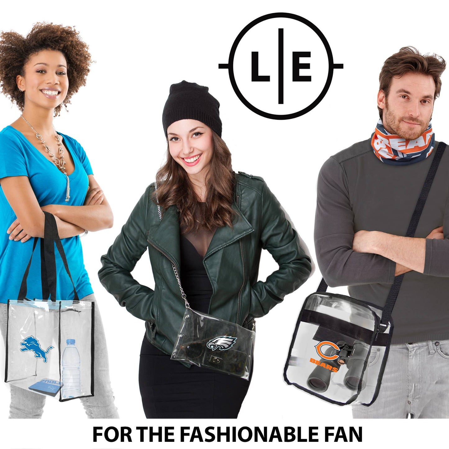NFL Buffalo Bills Clear Fanny Fan Purse