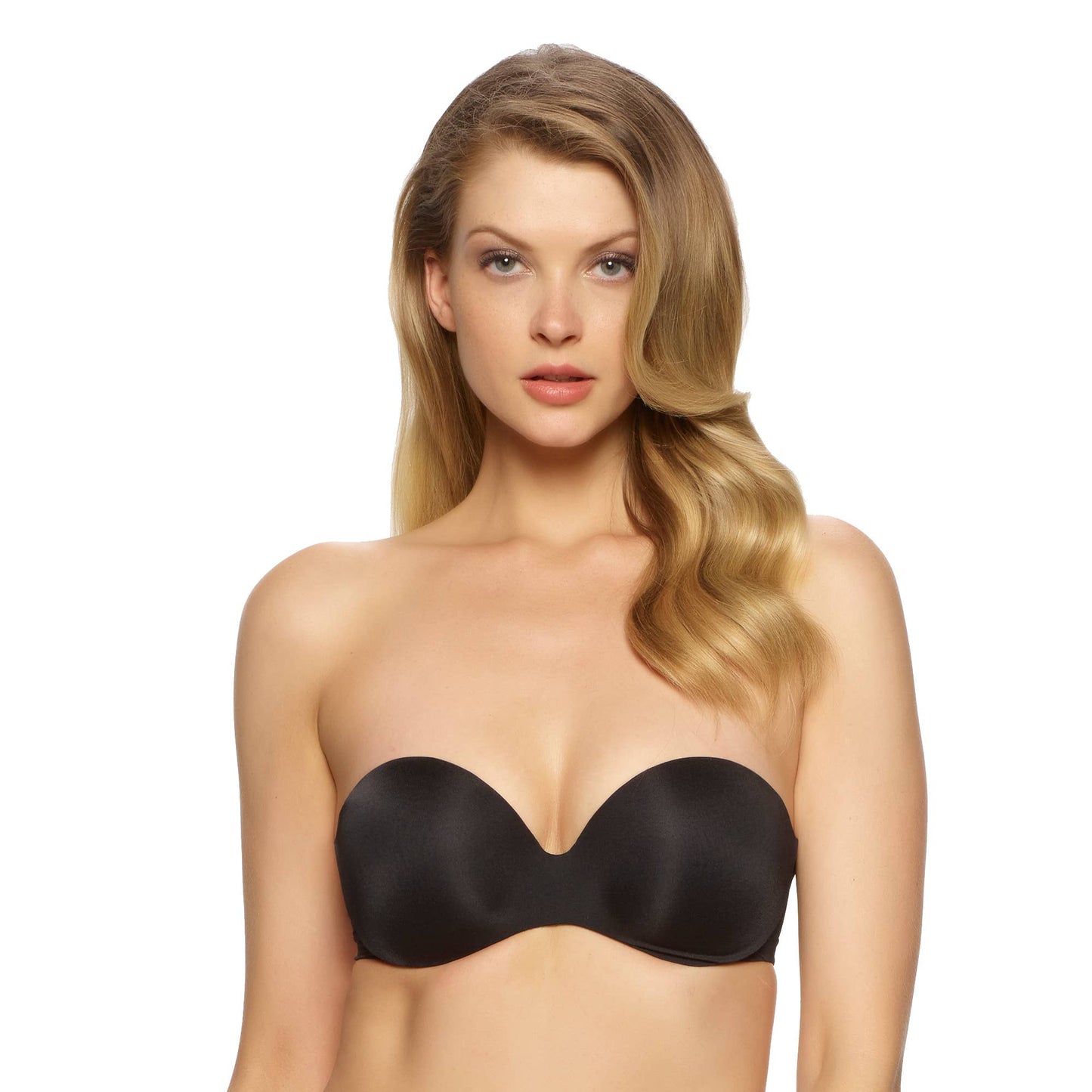 (BLK) / 36DD Body Luxe Strapless Underwire Bra: Black