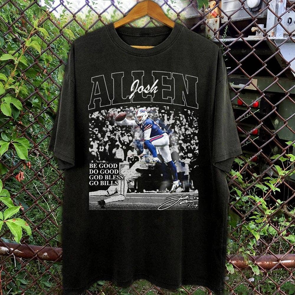 Vintage Josh Allen Buffalo Football Shirt