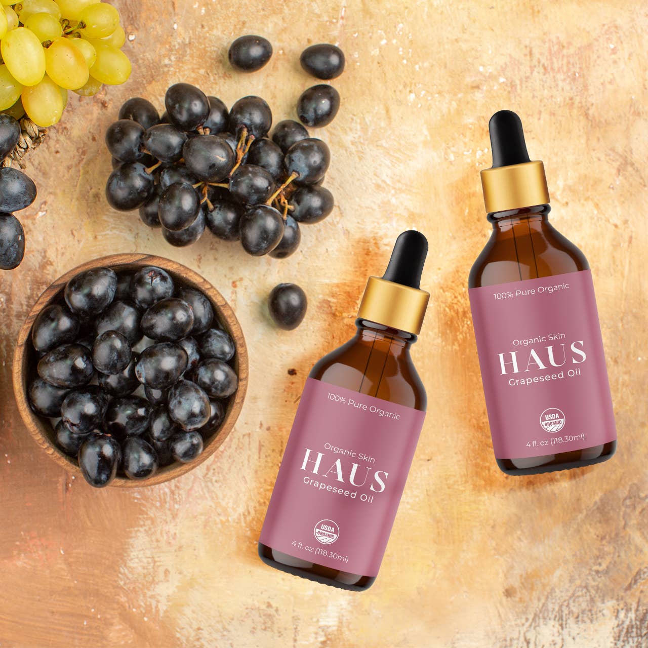 Organic Grapeseed Carrier Oil - 4oz: Retail Product