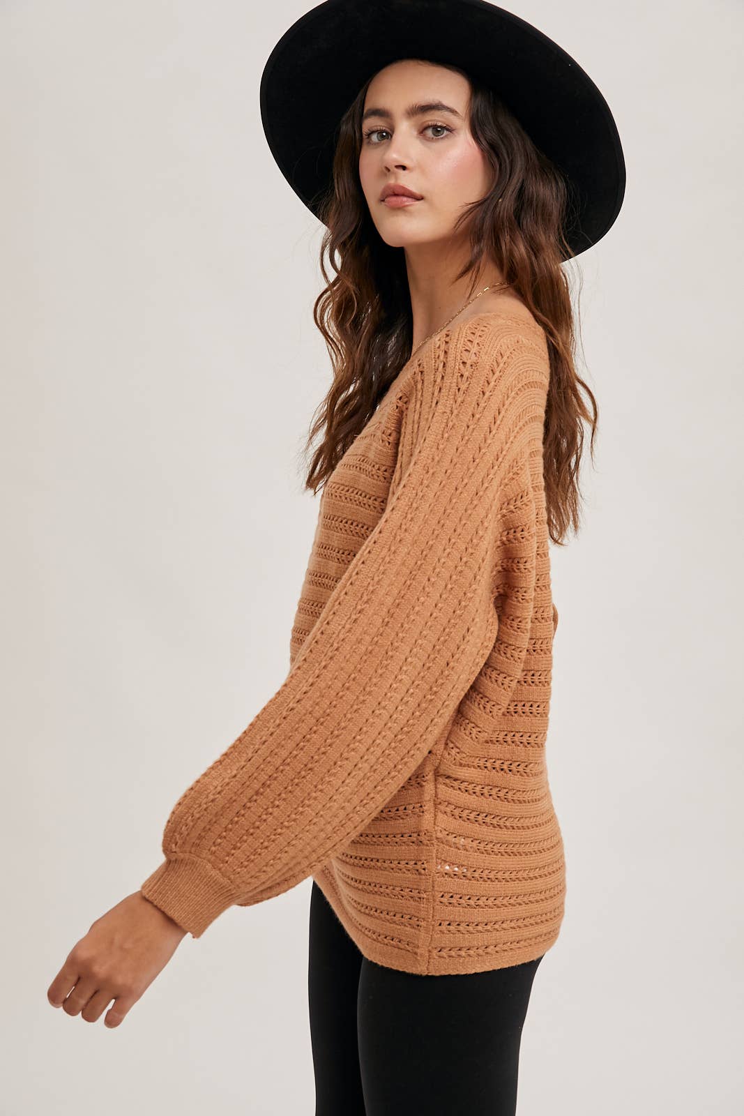 TEXTURED VERSATILE SWEATER PULLOVER