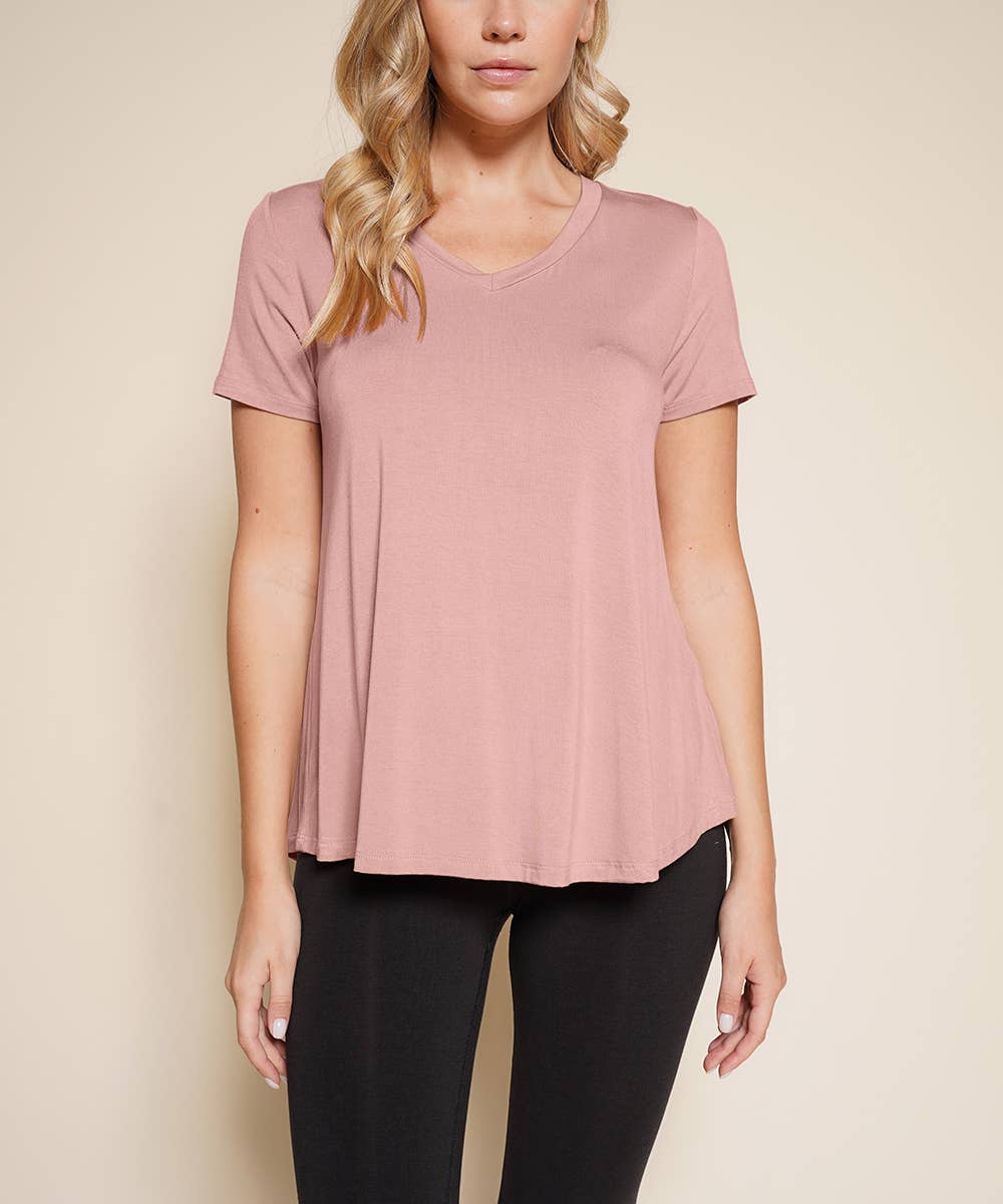 BAMBOO V NECK CLASSIC TOP PACKDEAL