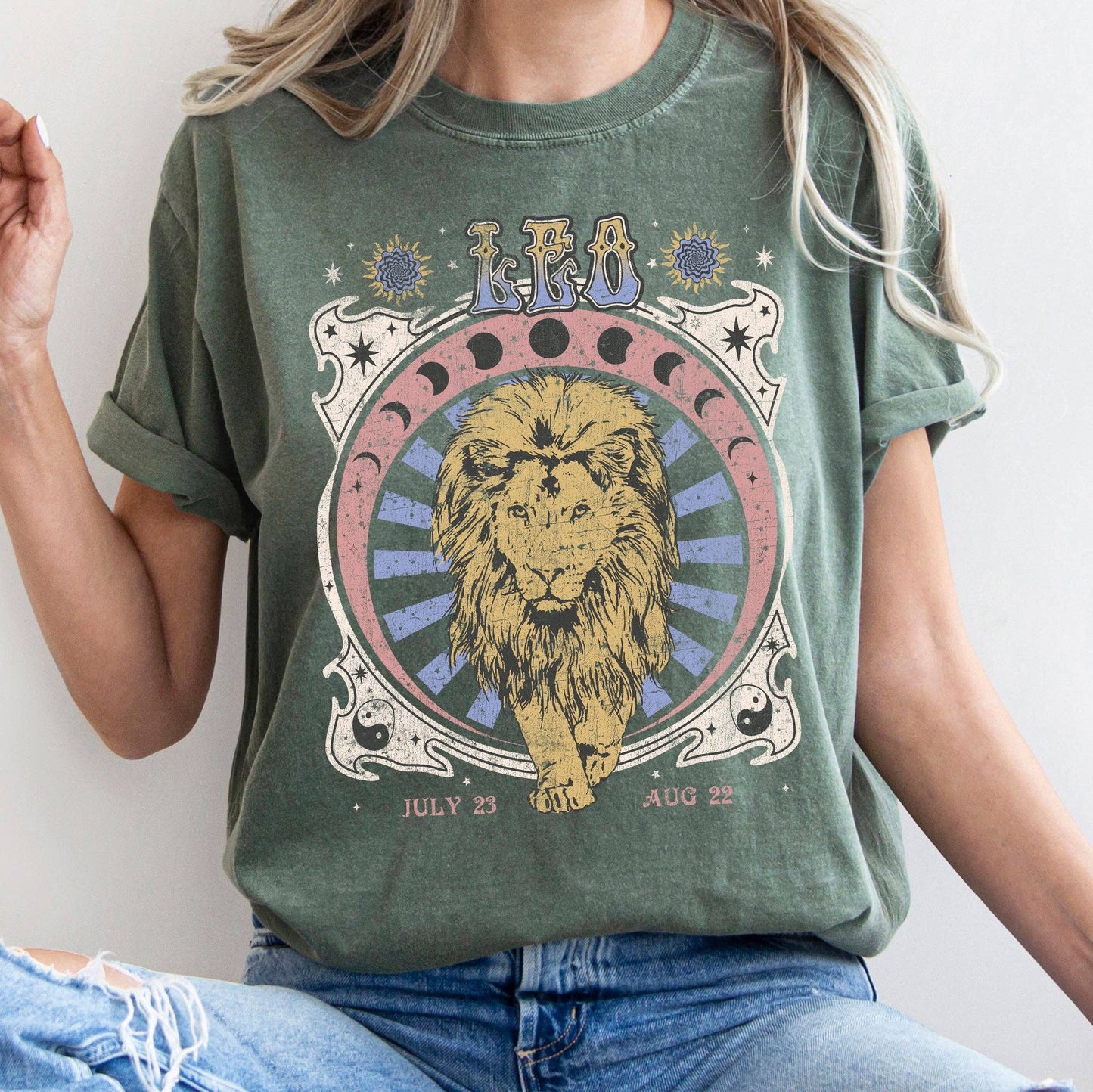 Leo Zodiac Comfort Colors Tees, Horoscope, Astrology