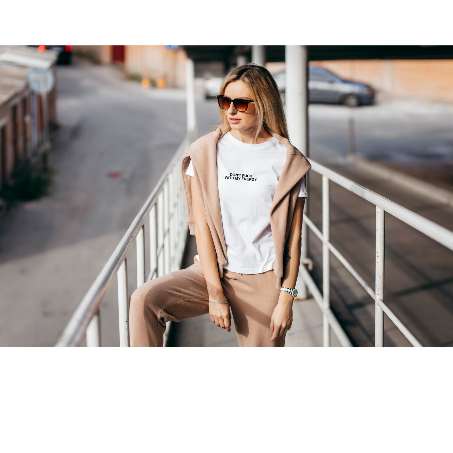 Don't F* With My Energy Tee: Black / Small