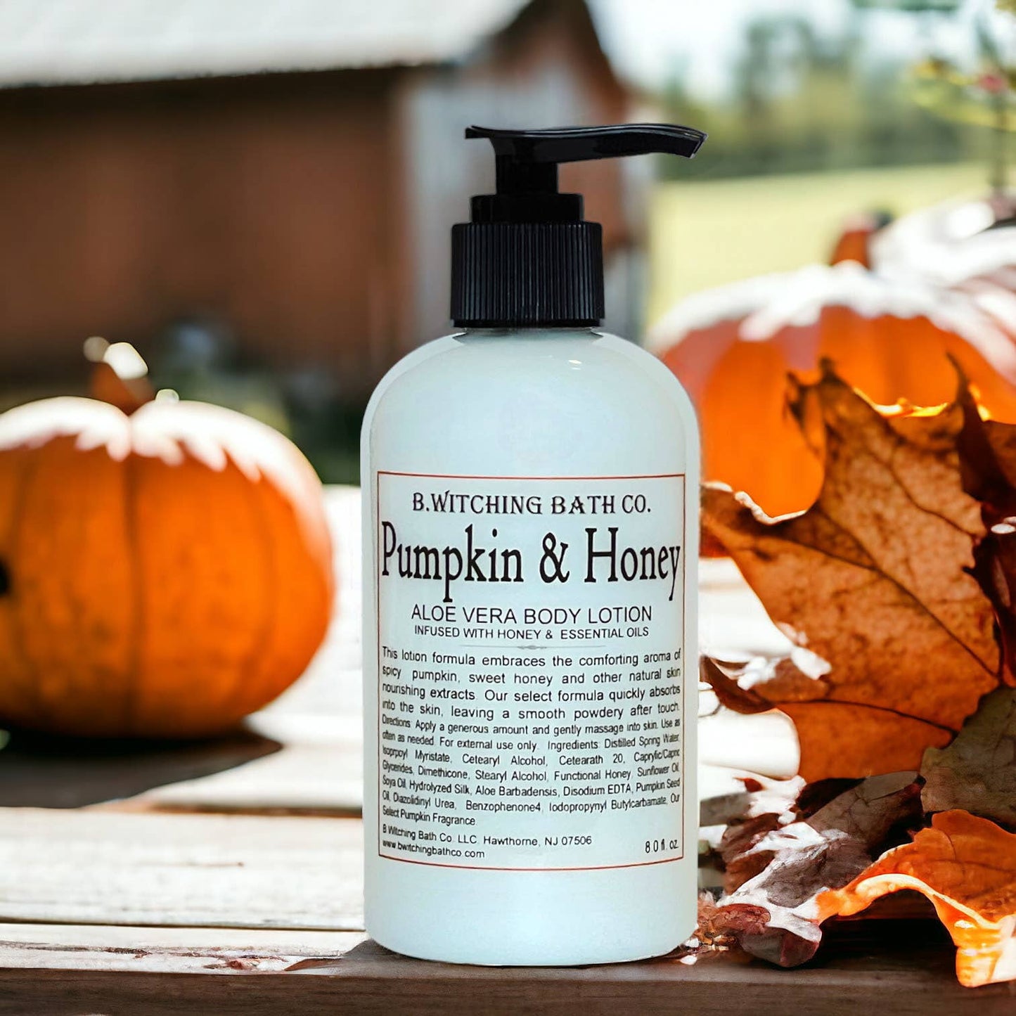 Pumpkin & Honey Aloe Vera Body Lotion 8oz.