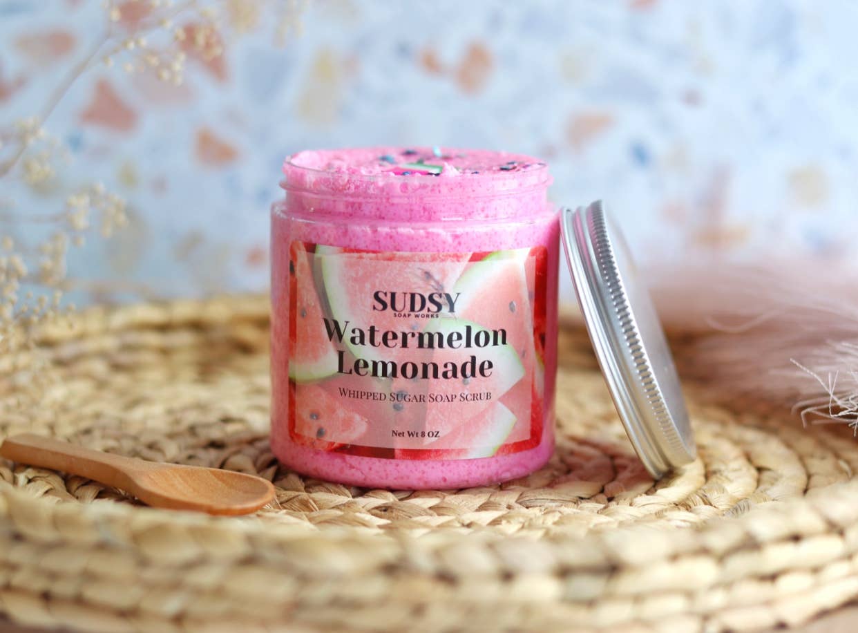 Watermelon Lemonade Whipped Sugar Scrub