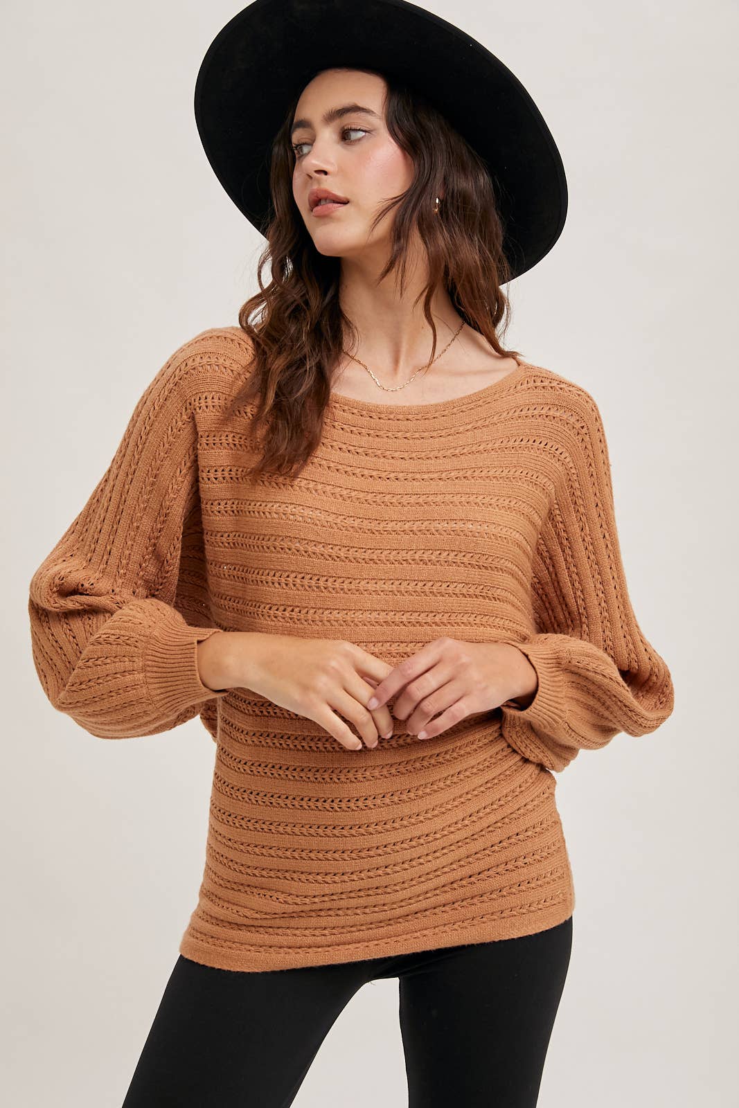 TEXTURED VERSATILE SWEATER PULLOVER