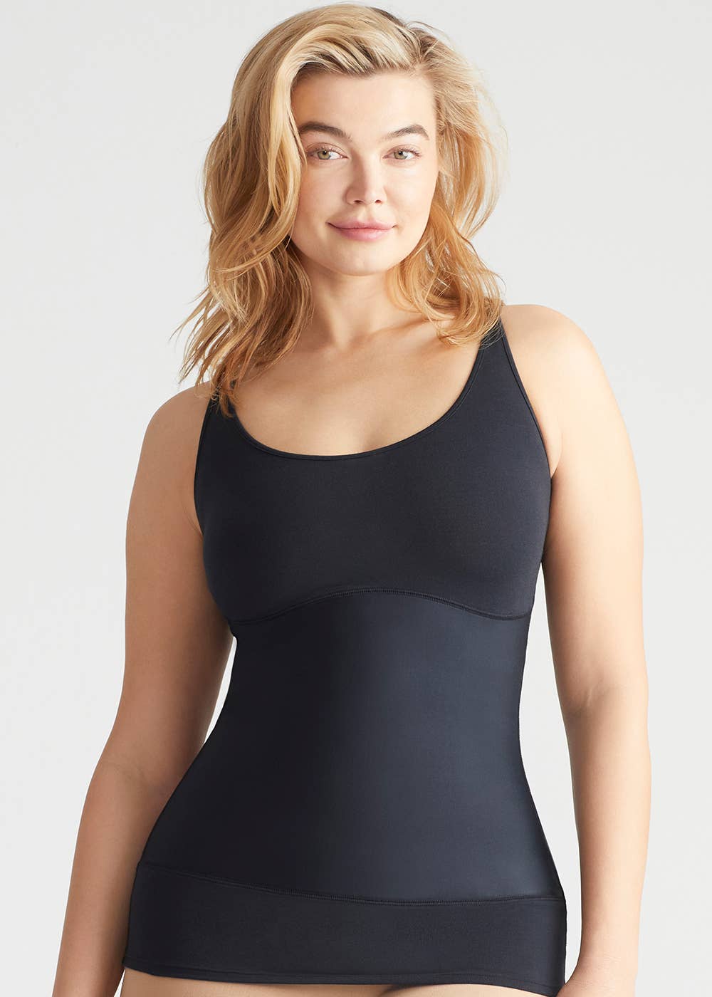 Alice Yummie Tummie® 3-Panel Shaping Tank: Almond / XL