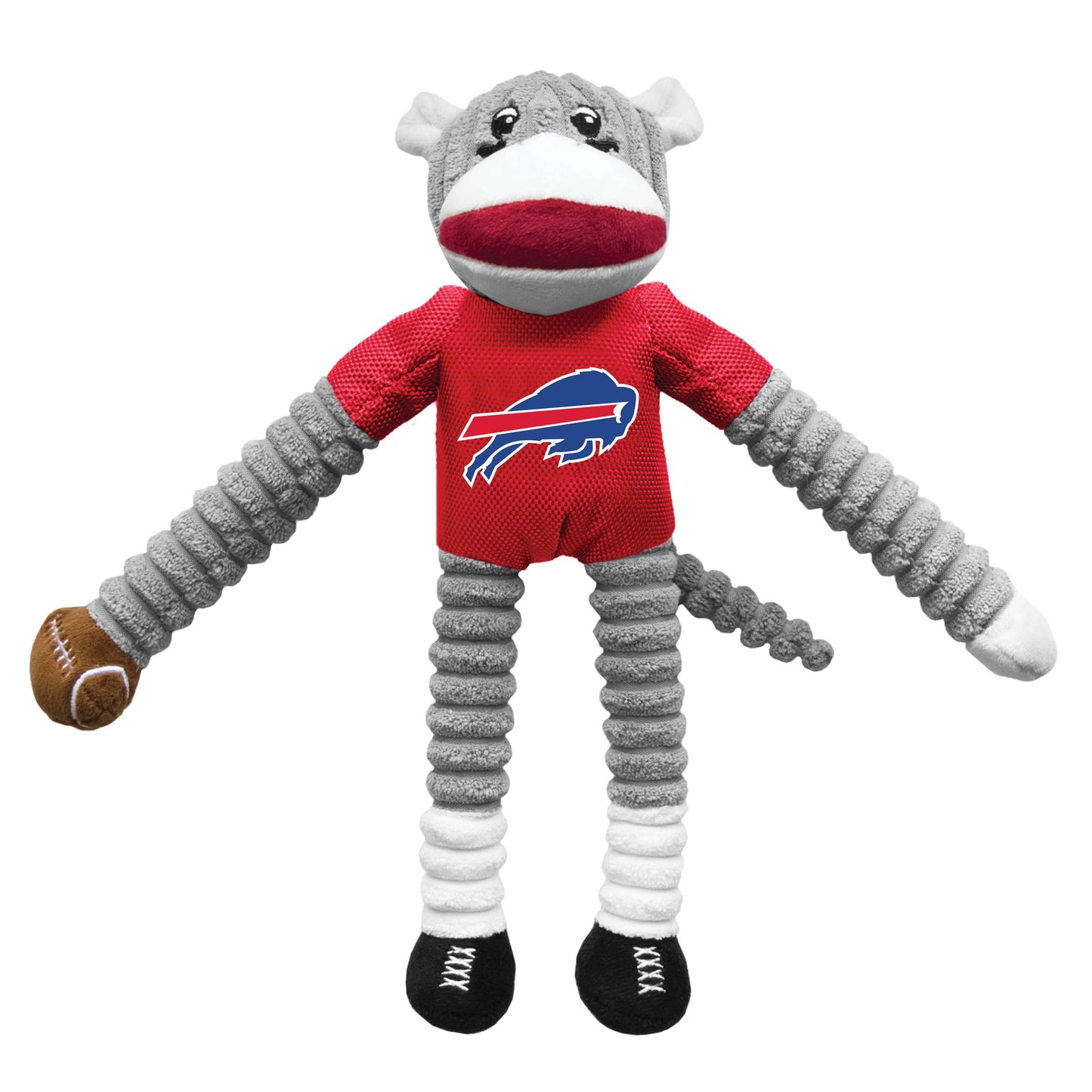 NFL Buffalo Bills Team Sock Monkey Pet Toy