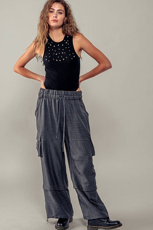 **Everywhere Linen Cargo Pants