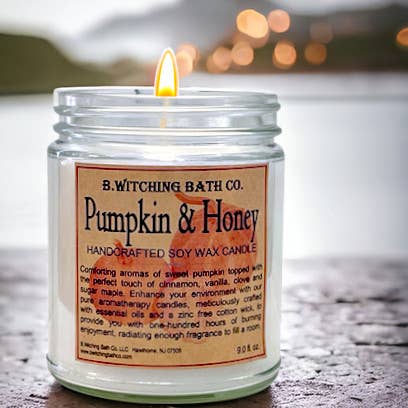 Pumpkin & Honey Soy Wax Candles 9oz