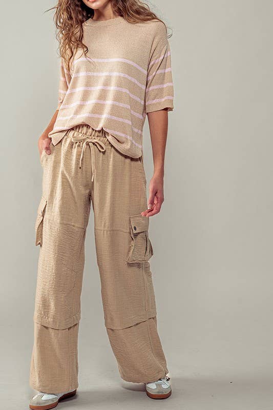 **Everywhere Linen Cargo Pants