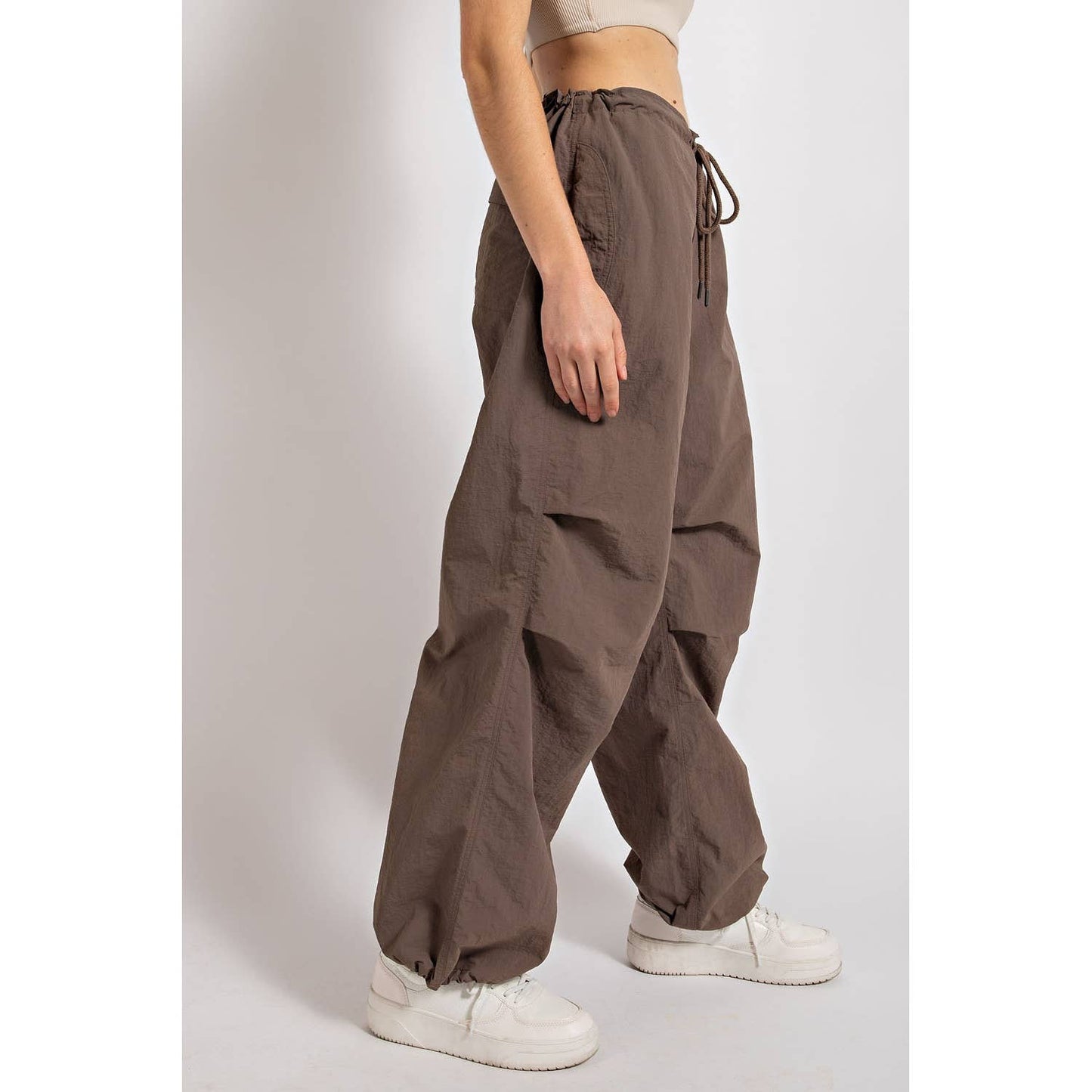 CARGO PANTS: Slate Blue / M NYLON TASLAN BALLON