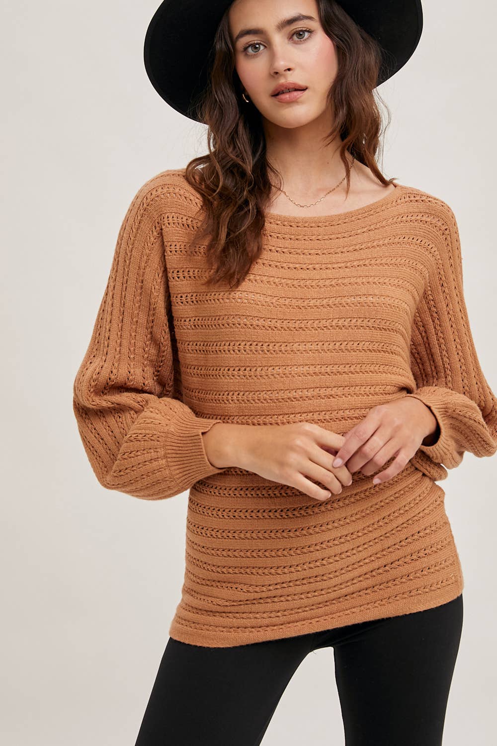 TEXTURED VERSATILE SWEATER PULLOVER