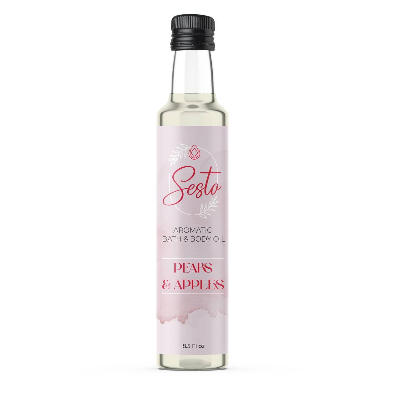 Sesto Aromatic Bath & Massage Oil - Pears & Apples - 8.5oz