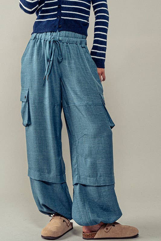 **Everywhere Linen Cargo Pants