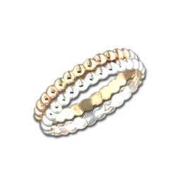 Double Beaded Wire Adjustable Toe Ring