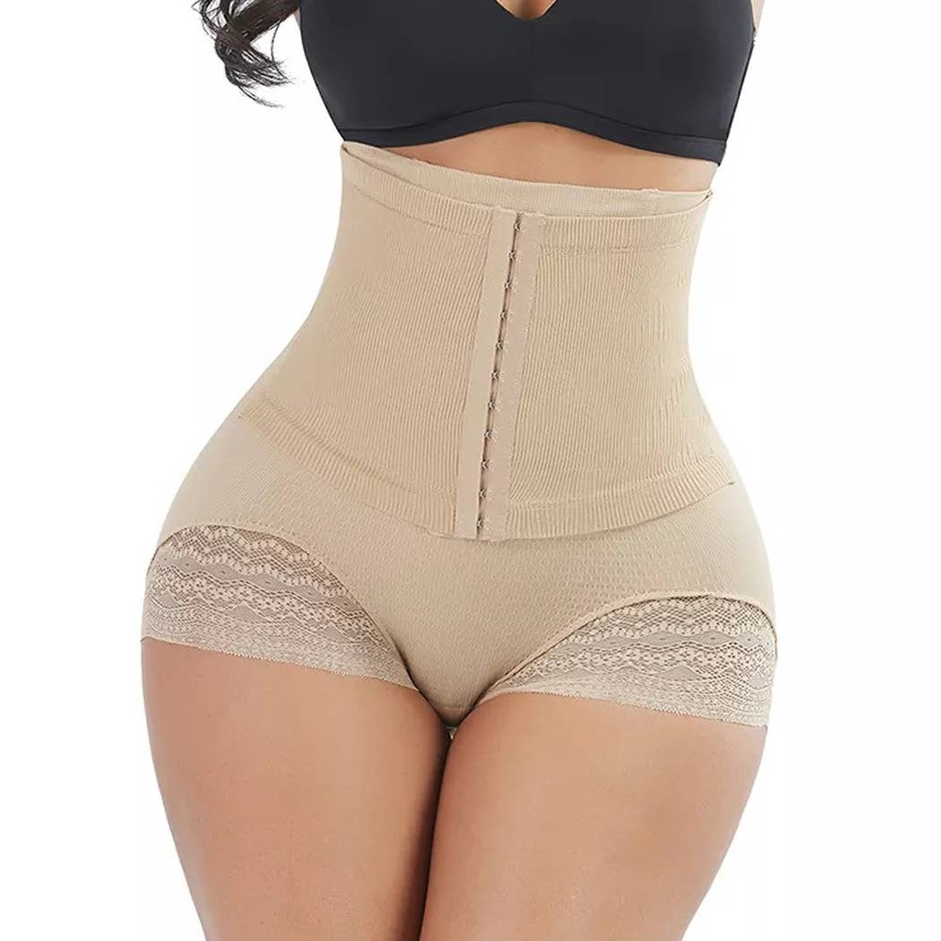 Slimming Belly Seamless Brief Panty For Weight Loss: Nude / XL-XXL
