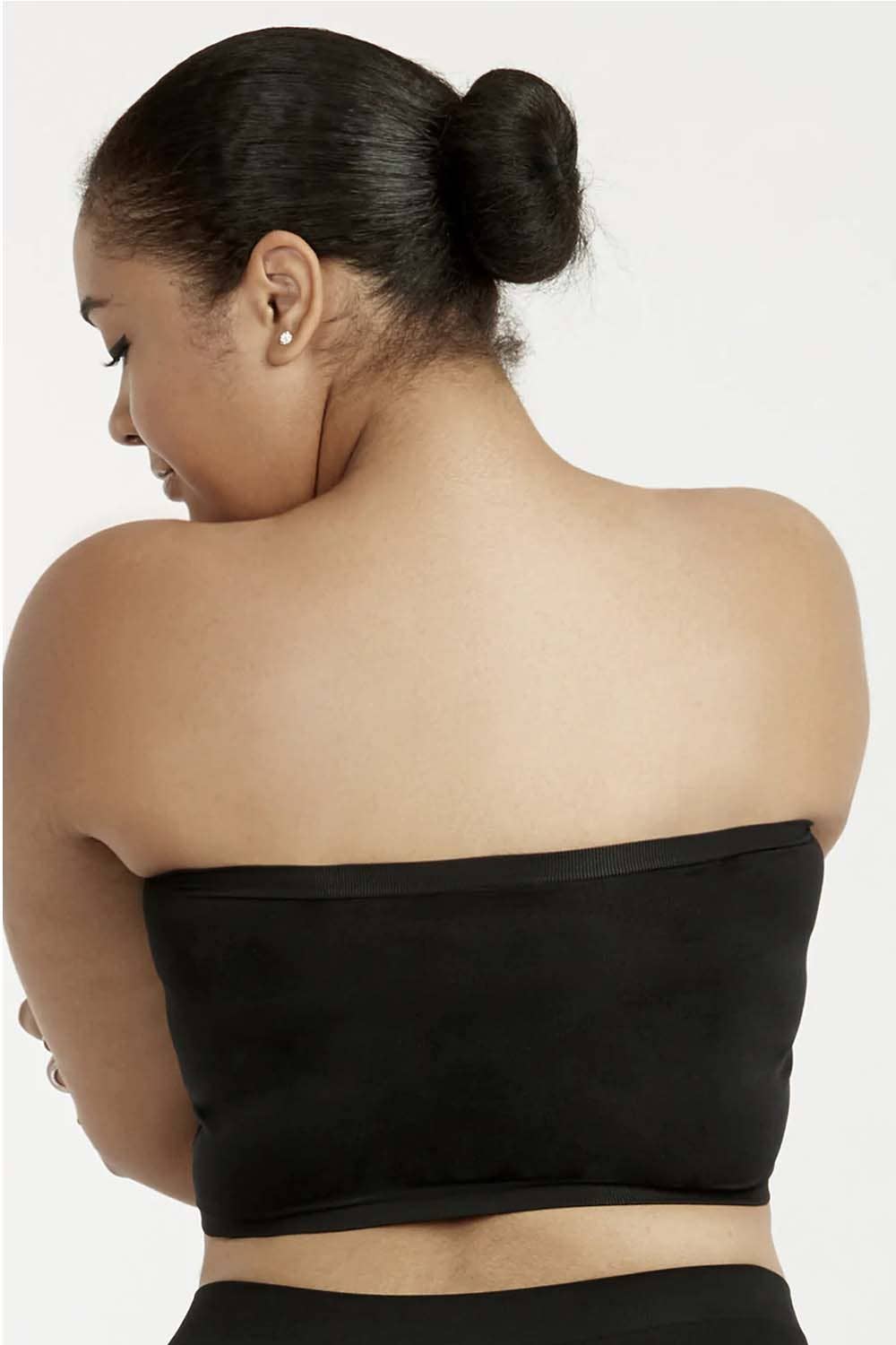 B125 | Seamless Layering Bandeau , Plus Size: Nude