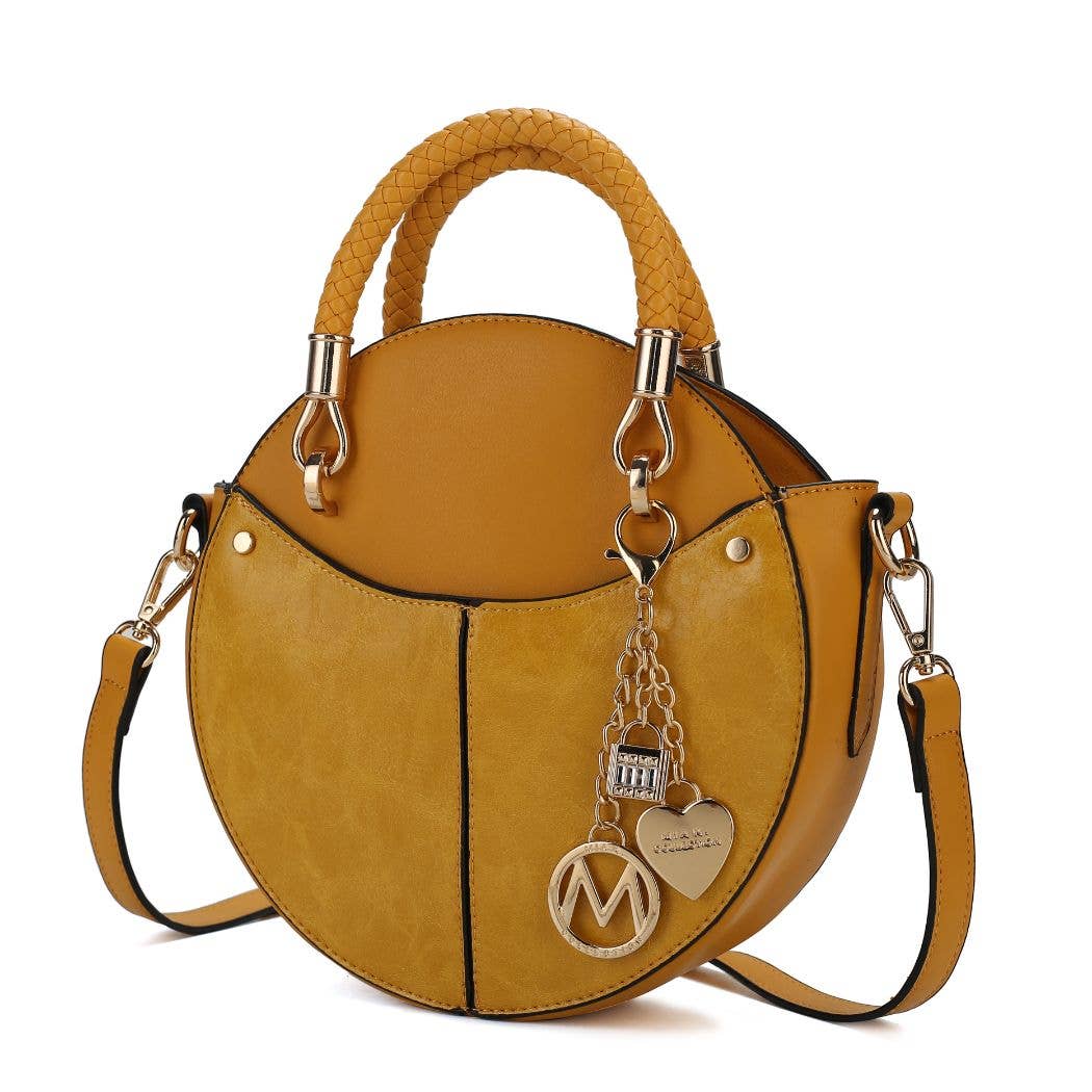 MKF Collection Nobella Crossbody Handbag By Mia K.: Wine