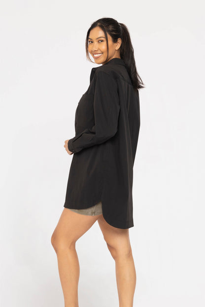 Classic Oversized Button-Up Shirt