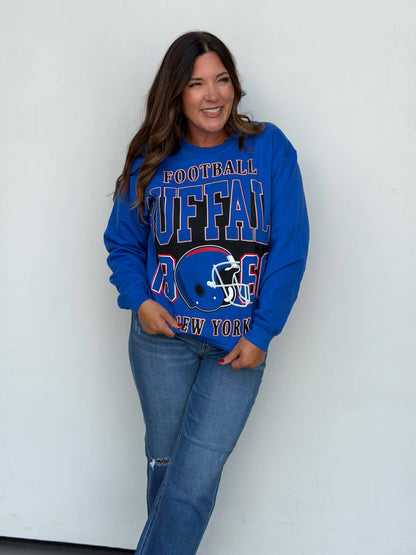 Buffalo Oversized Print Sweatshirt