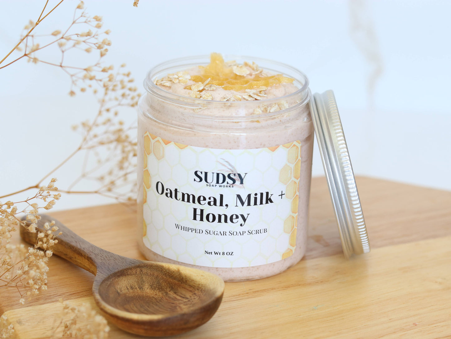 Oatmeal, Milk + Honey Whipped Sugar Scrub