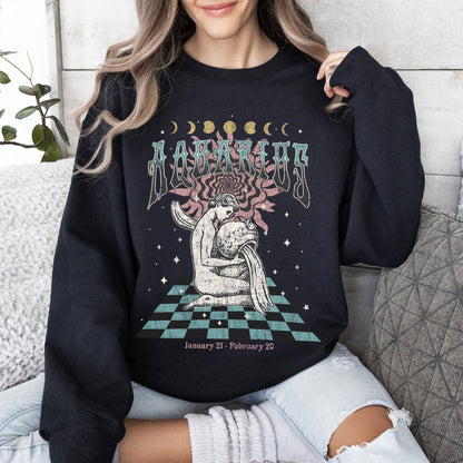 Aquarius Zodiac, Astrology, Horoscope Sweatshirt